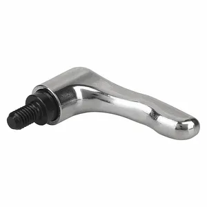 KIPP K0122.0AE6X45 Adjustable Handle, Teardrop, Zinc Handle, #8 To 32 Thread Size, 45 mm Stud Length | CR6YZW 53FF28