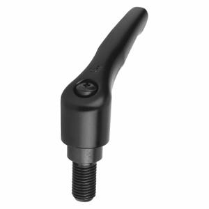 KIPP K0122.4121X70 Adjustable Handle, Teardrop, Zinc Handle, M12 Thread Size, 70 mm Stud Length | CR6XCA 53FV50