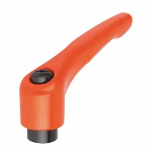 KIPP K0122.4A42 Adjustable Handle, Teardrop, Zinc Handle, 3/8 Inch To 16 Thread Size | CR6VPH 53EW26