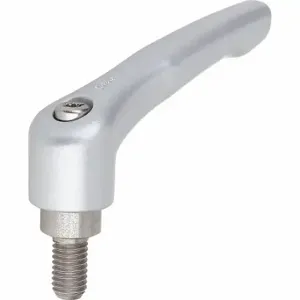 KIPP K0123.1A23X40 Adjustable Handle, Teardrop, Zinc Handle, 1/4 Inch To 20 Thread Size, 40 mm Stud Length | CR6YPA 53GE44