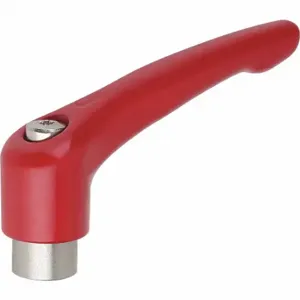 KIPP K0123.30827 Adjustable Handle, Teardrop, Zinc Handle, M8 Thread Size, 35/64 Inch Stud Length | CR6YZE 53EX49