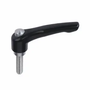 KIPP K0123.92061X20 Adjustable Handle, Teardrop, Zinc Handle, M6 Thread Size, 20 mm Stud Length | CR6XUM 53GV38