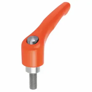 KIPP K0123.92A42X50 Adjustable Handle, Teardrop, Zinc Handle, 3/8 Inch To 16 Thread Size, 50 mm Stud Length | CR6VWR 53HY77