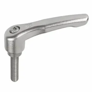 KIPP K0124.1A1X10 Adjustable Handle, Teardrop, Stainless Steel Handle, #10 To 32 Thread Size | CR6ZDQ 53HZ30