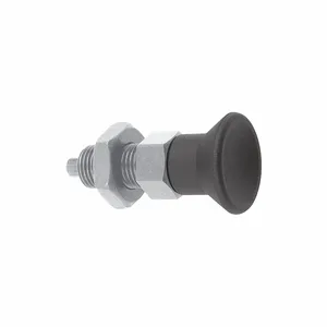 KIPP K0338.02308A6 Spring Plunger, With Locking Nut, Stainless Steel | CR7DAC 53ED28