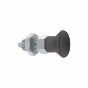 KIPP K0338.12308A6 Spring Plunger, With Locking Nut, Stainless Steel | CR7CZW 53EE63