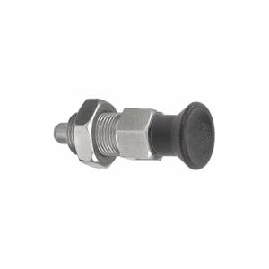 KIPP K0338.14206A5 Spring Plunger, Lockout, With Locking Nut, Stainless Steel | CR7CPT 53EE99