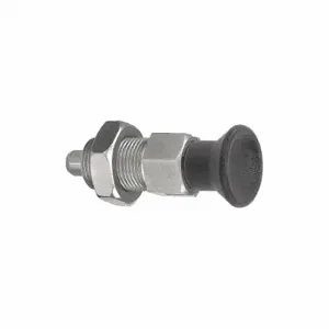 KIPP K0338.14105 Spring Plunger, Lockout, With Locking Nut, Stainless Steel, M1X1 | CR7CQM 53EE93