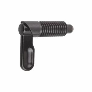 KIPP K0348.0606A6 Spring Plunger, Without Locking Nut, Black Oxide-Coated Steel Body | CR7DHK 53EH69