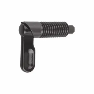 KIPP K0348.0606A5 Spring Plunger, Without Locking Nut, Black Oxide-Coated Steel Body | CR7DJX 53EH68