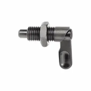 KIPP K0348.0712AO Spring Plunger, With Locking Nut, Black Oxide-Coated Steel Body | CR7CXA 53EJ45