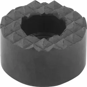 KIPP K0385.12012 Counterbored Insert With Flat Face, 20 mm Dia, 5.5 mm Bore Dia, 12 mm Ht, Serrated | CR6ZZN 801XA9