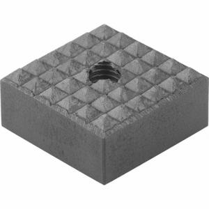 KIPP K0387.121205 Gripper Pad With Tapped Through-Hole, Carbide, Fine, 12 mm Face Width, M5 | CR7BYB 801XK6