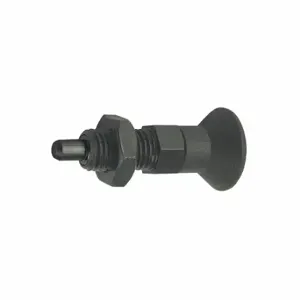 KIPP K0630.22004 Spring Plunger, With Locking Nut, Black Oxide-Coated Steel Body | CR7CZF 53EG44