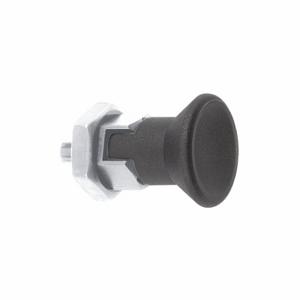 KIPP K0631.18206A5 Spring Plunger, Lockout, With Locking Nut, Stainless Steel | CR7CPB 53EF51