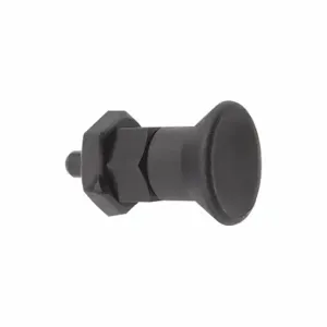 KIPP K0631.6105 Spring Plunger, With Locking Nut, Black Oxide-Coated Steel Body | CR7CYD 53EH18