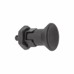 KIPP K0631.8410A7 Spring Plunger, Lockout, With Locking Nut, Black Oxide-Coated Steel Body | CR7CLY 53EH47