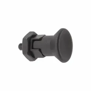 KIPP K0631.8004AK Spring Plunger, Lockout, With Locking Nut, Black Oxide-Coated Steel Body | CR7CLV 53EH39