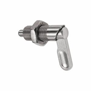 KIPP K0637.10508A7 Spring Plunger, With Locking Nut, Stainless Steel | CR7DCB 53EK27