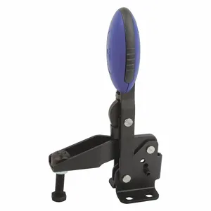 KIPP K0662.010001 Toggle Clamp, Flat Foot, Steel, Vertical Handle, 337 lbs. Holding Capacity | CJ3QHT 48TN15