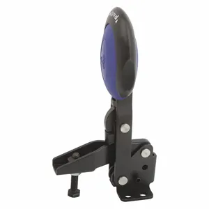 KIPP K0662.008101 Toggle Clamp, Flat Foot, Steel, Vertical Handle, 211 lbs. Holding Capacity | CJ3QJH 48TN14