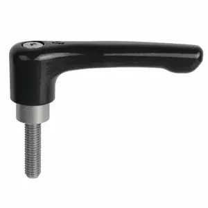 KIPP K0738.2A41X20 Adjustable Handle, Straight, Zinc Handle, 3/8 Inch To 16 Thread Size, 20 mm Stud Length | CR6TMK 53FA96