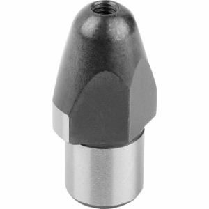 KIPP K1094.405 Flattened Tapered-Head Locating Pin, Flattened Tapered, Shouldered, Steel | CR7BKZ 801XY6