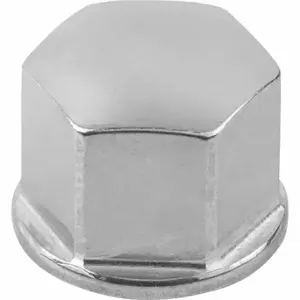 KIPP K1332.12 Hygienic Cap Nut w/Flat Head, Low Crown Flattened Head, M12 Thread, 316L, Stainless Steel | CR6ZRH 802GX1