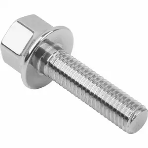 KIPP K1492.12X40 Hygienic USIT Hex Head Screw, Stainless Steel, Fully Threaded, M12, 40 mm Fastener | CR7BQR 802JL5