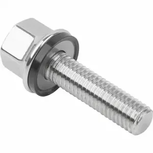 KIPP K1595.101X25 Hex Head Bolt, Stainless Steel, Fully Threaded, M10, 25 mm Fastener Length | CR7BAP 802K07