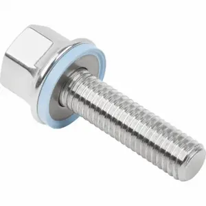 KIPP K1595.044X20 Hex Head Bolt, Stainless Steel, Fully Threaded, M4, 20 mm Fastener Length | CR7BHZ 802KA4