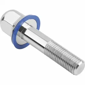 KIPP K1647.1112X60 Hygienic Hex Head Bolt w/Washer, Stainless Steel, Partially Threaded, M12 | CR7AVD 802HC0