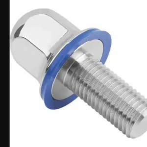 KIPP K1647.1112X30 Hygienic Hex Head Bolt w/Washer, Stainless Steel, Fully Threaded, M12, 30 mm Fastener | CR7ARP 802HA5