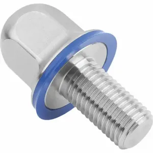 KIPP K1647.2112X45 Hygienic Hex Head Bolt w/Washer, Stainless Steel, Fully Threaded, M12, 45 mm Fastener | CR7ART 802HJ5