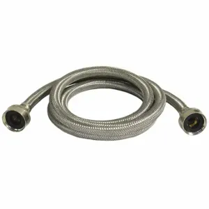 KISSLER & CO 88-3072 Washing Machine Hose, Stainless Steel, 72 Inch Size | CR7EKU 244Z93