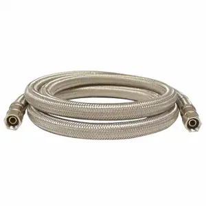 KISSLER & CO 88-6012 Ice Maker Connector, Stainless Steel, 24 Inch Size | CR7EJX 245A02