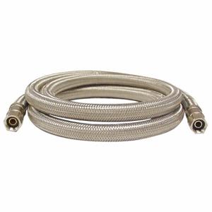 KISSLER & CO 88-6084 Ice Maker Connector, Stainless Steel, 84 Inch Size | CR7EJY 245A05