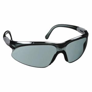 KLEENGUARD 14473 Safety Glasses, Anti-Scratch, No Foam Lining, Wraparound Frame, Half-Frame, Gray, Black | CR7ENE 3WMC9