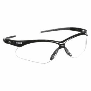KLEENGUARD 25676 Safety Glasses, Anti-Scratch, Wraparound Frame, Half-Frame, Black, Black, M Eyewear Size | CR7EMX 2UYF3
