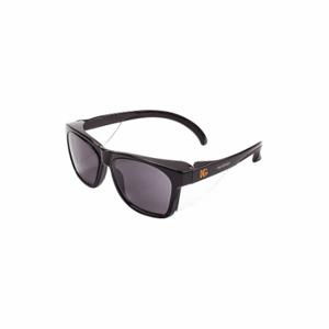 KLEENGUARD 49311 Safety Glasses, Traditional Frame, Full-Frame, Gray, Black, Black, M Eyewear Size, Unisex | CR7EMZ 568A69