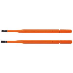 KLEIN TOOLS 13156 Screwdriver Blade, Insulated, Single End, 2 Pack | CE4XKH 13156-1
