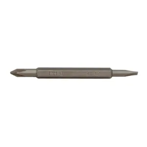 KLEIN TOOLS 13391 Screwdriver Bit, 4 In 1, Electronics, #0, 3/32 Inch Slotted | CE4WXG 13991-8