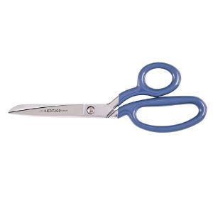 KLEIN TOOLS 208LRBLUP Bent Trimmer, With Large Ring, Blue Coating, 9 Inch Size | CE4WFZ