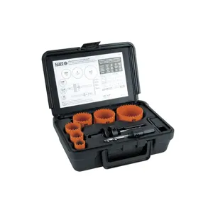 KLEIN TOOLS 31902 Hole Saw, Bi-Metal Kit, 8 Piece | CE4WPE 31902-0