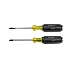 KLEIN TOOLS 32008 Screwdriver Set, Demolition and Phillips, 2 Piece | CE4WKJ 32008-8