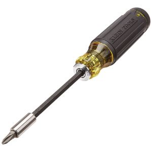 KLEIN TOOLS 32303 Multi-Bit Adjustable Length Screwdriver, 14 In 1, 1 To 4 Inch Shank Length | CF3QPA 32303-4