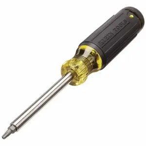 KLEIN TOOLS 32307 Multi-Bit Tamperproof Screwdriver, Magnetic, 27 In 1, 3.38 Inch Shank Length | CF3QPC 32307-2