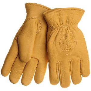 KLEIN TOOLS 40016 Cowhide Glove, Size Medium | CE4YDB 60116-3