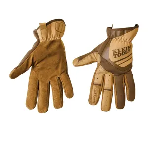 KLEIN TOOLS 40226 Leather Utility Glove, Medium | CE4WUM 40226-5