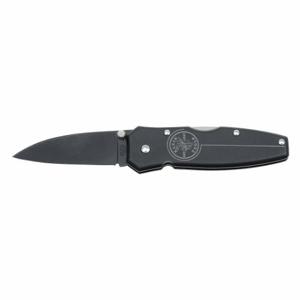 KLEIN TOOLS 44001-BLK Black Lightweight Lockback Knife | CR7ETP 40Y909